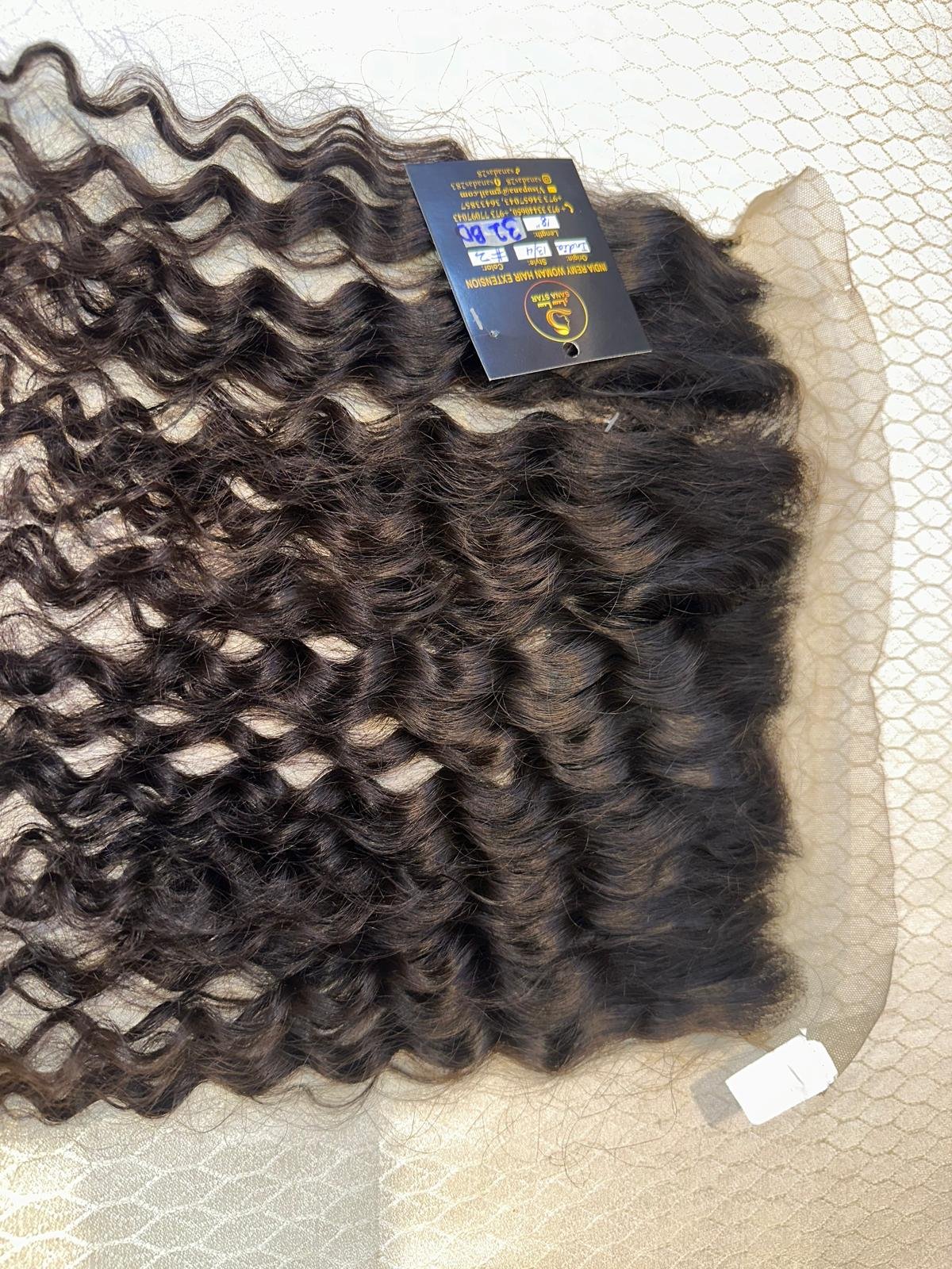 13/4 Frontal Curly Hair